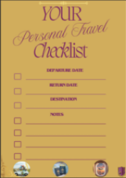 Travel Checklist